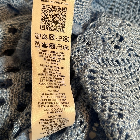 ASOS Design Blue Crop Sweater - Picture 12 of 12